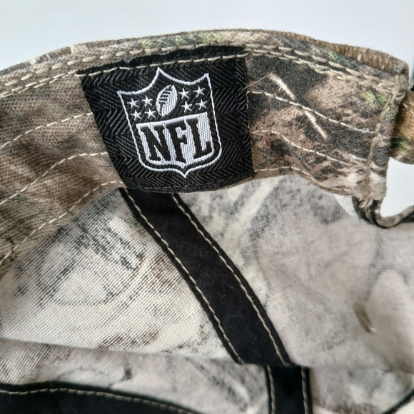 NWT Pittsburgh Steelers '47 Clean Up Realtree Camo Adjustable Baseball Cap - Picture 7 of 9